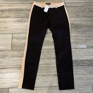 Adorable Pink Tartan khaki and black slacks.